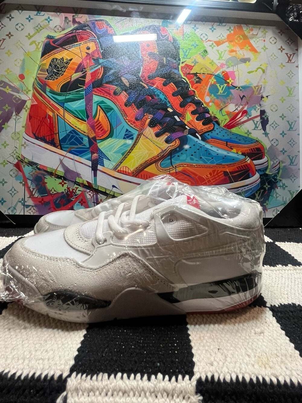 Air Jordan 4 RM Preschool 'White Fire Red'